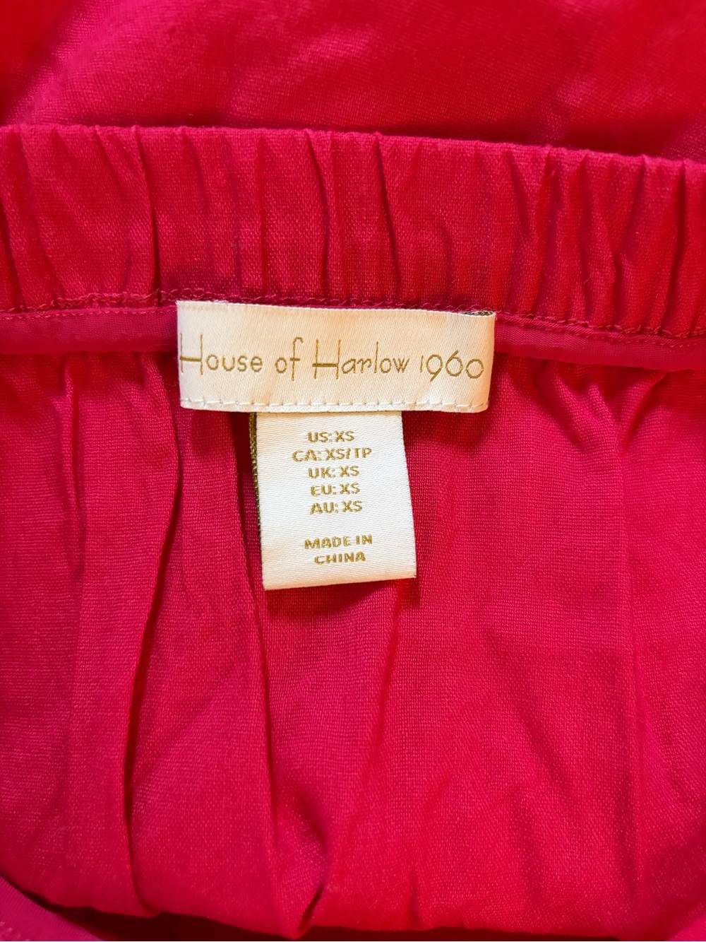Hot Pink Linen Mini Skirt - Picture 3 of 4